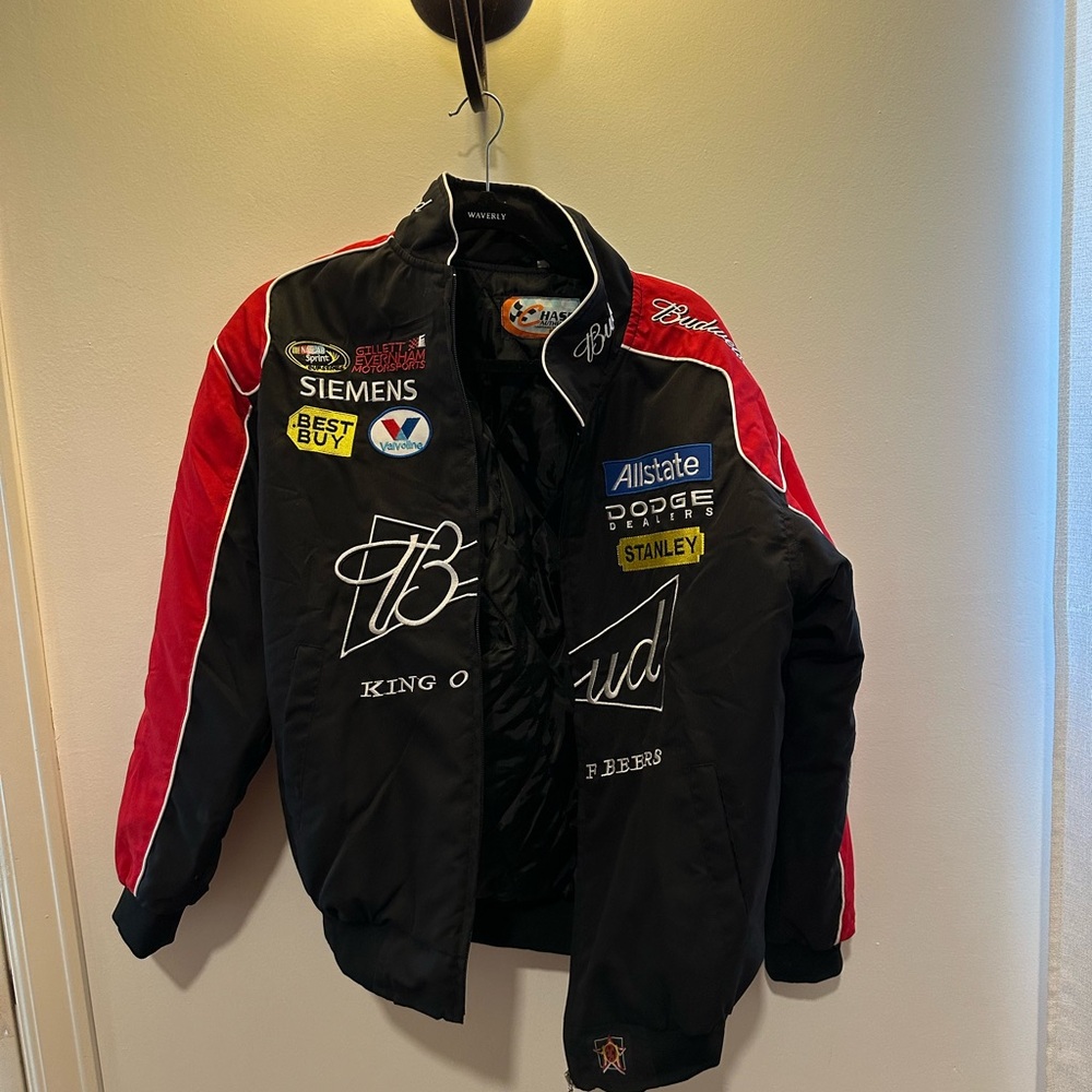 Vintage Black and Red Racing Budweiser